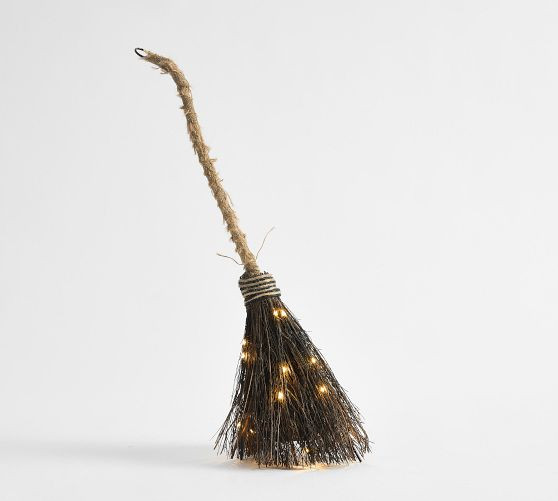 Lit Mini Witches Broom | Pottery Barn (US)