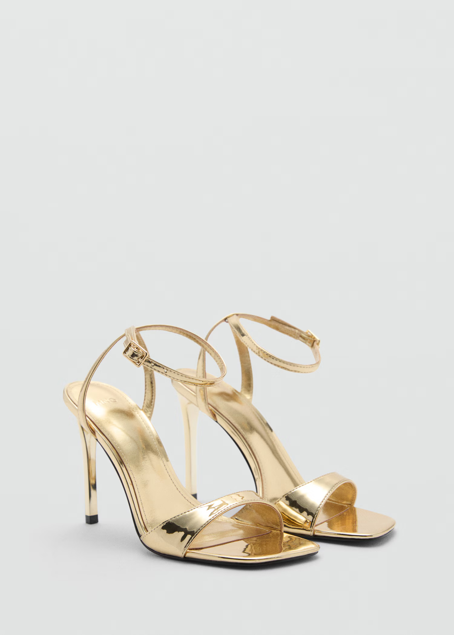 Strappy heeled sandals - Women | MANGO United Kingdom | MANGO (UK)