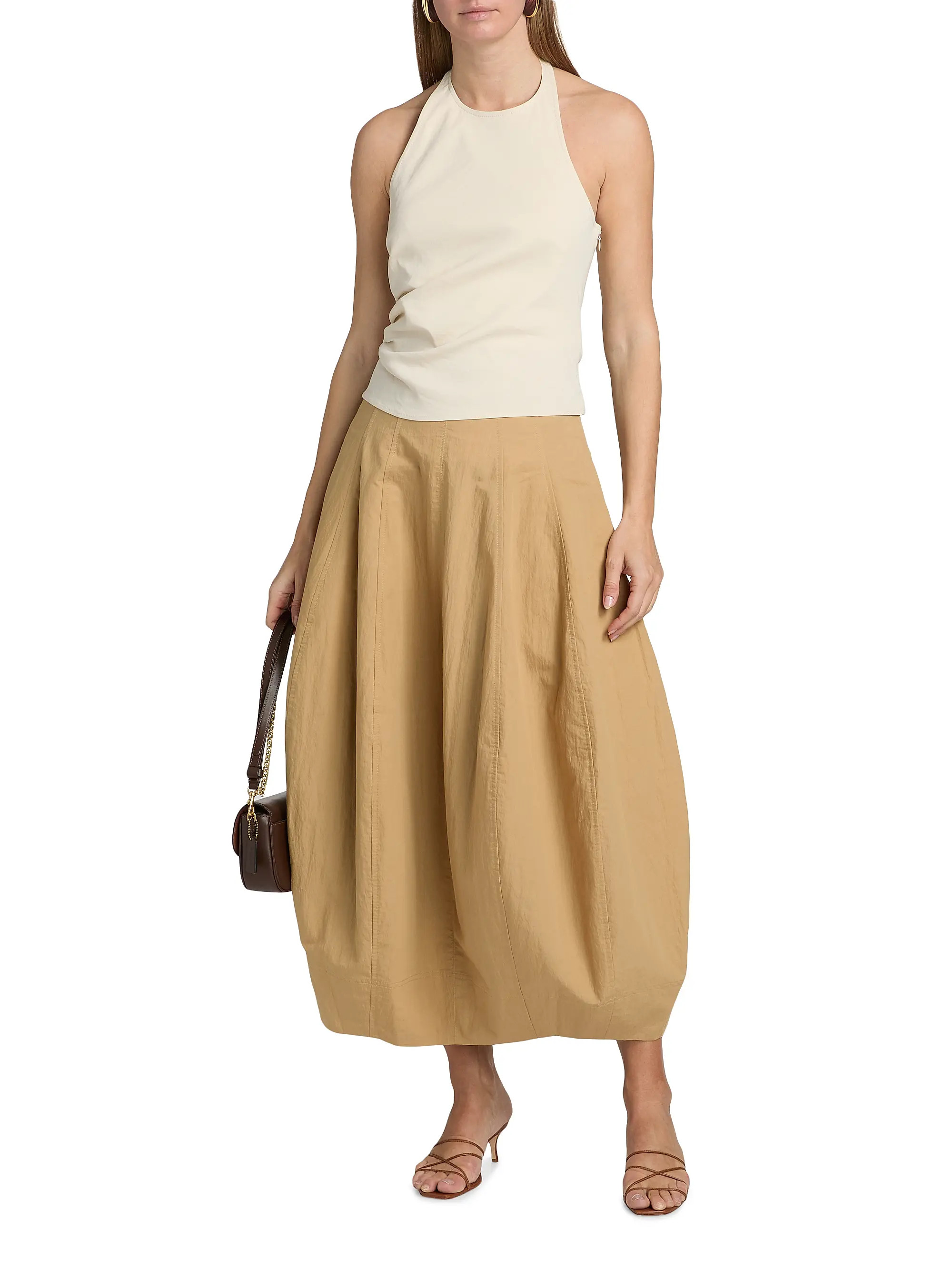 A.L.C. Veda Cotton-Blend Maxi Skirt | Saks Fifth Avenue | Saks Fifth Avenue
