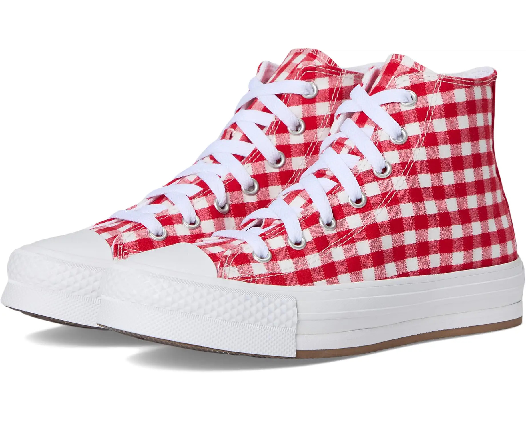Converse Kids Chuck Taylor All Star Lift Checkered (Big Kid) | Zappos