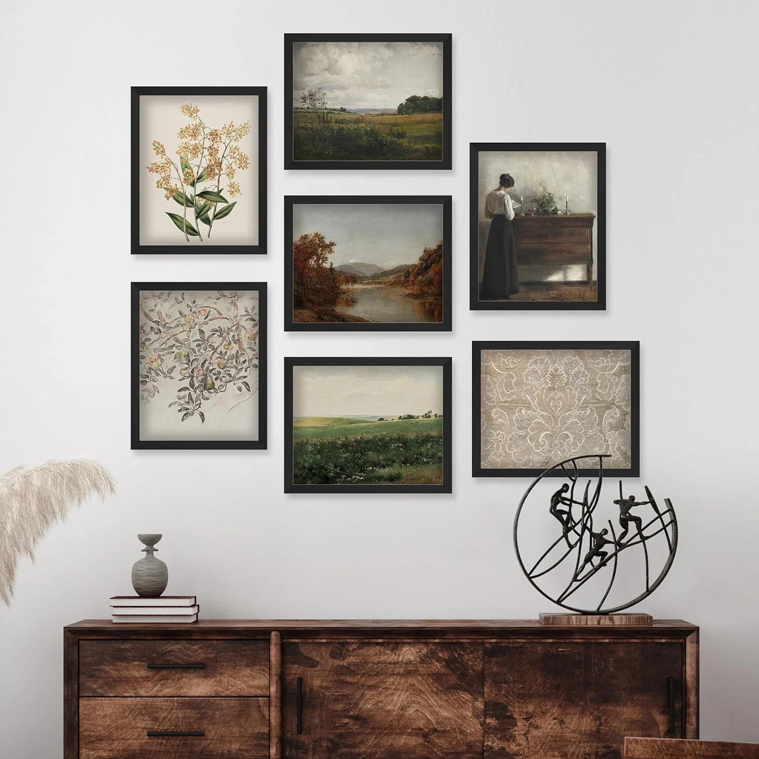 " Flower Patterns Country Landscape Nature Wilderness Minimalism Rustic Cozy " 7 - Pieces | Wayfair North America