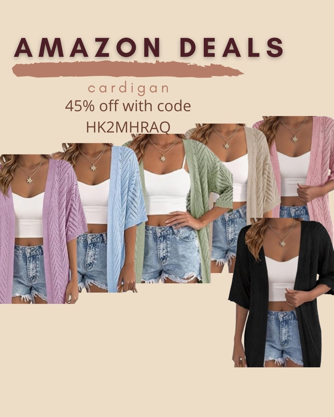$18 ends 4/6

Amazon fashion
Amazon deals
Cardigan


#LTKSaleAlert