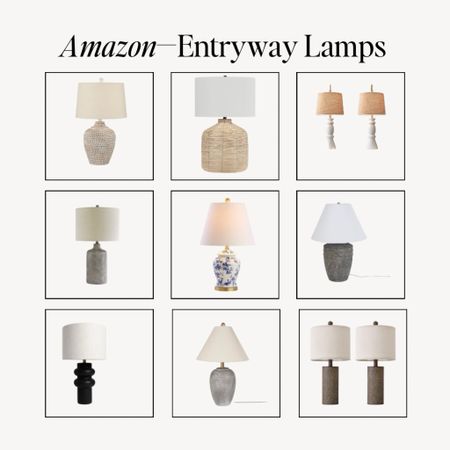 Entryway Lamps on a budget!