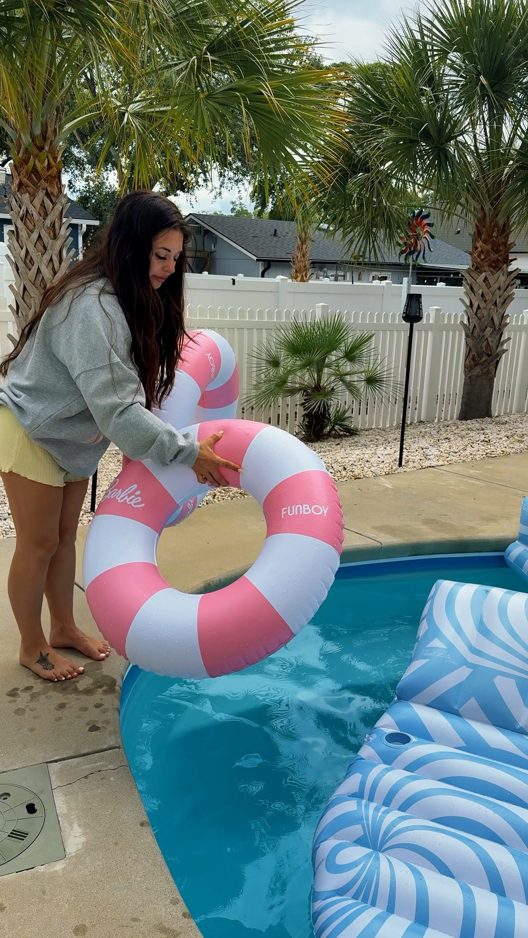 #ad Run don’t walk while these @FUNBOY  floats are still in stock @walmart $12.97 is such a great deal and your girls are going to love them!! 
Also I added the links to my favorite lounge floats @shop.ltk and you can shop them here #liketkit

#LTKSwim #LTKTravel #LTKvlog