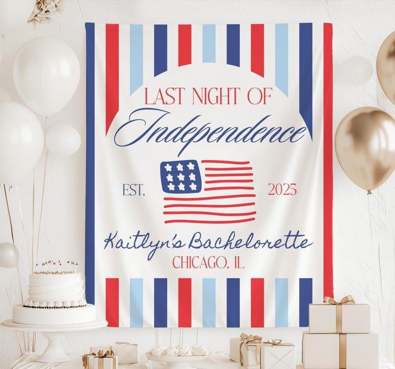 JsonShp July 4th Bach Weekend Tapestry Last Night of Independence Decorations Star Spangled Bach ... | Amazon (US)