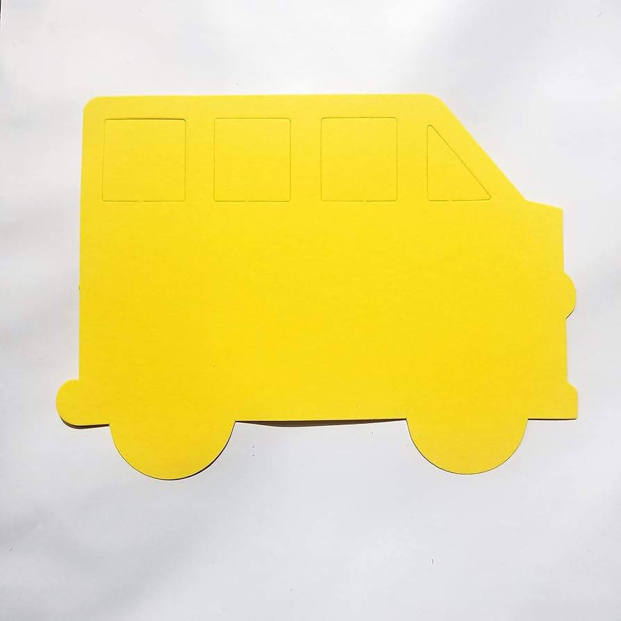 15 Pcs School Bus Large Single Color Creative Foam Cut-Outs Classroom Décor, School Theme Craft ... | Amazon (US)