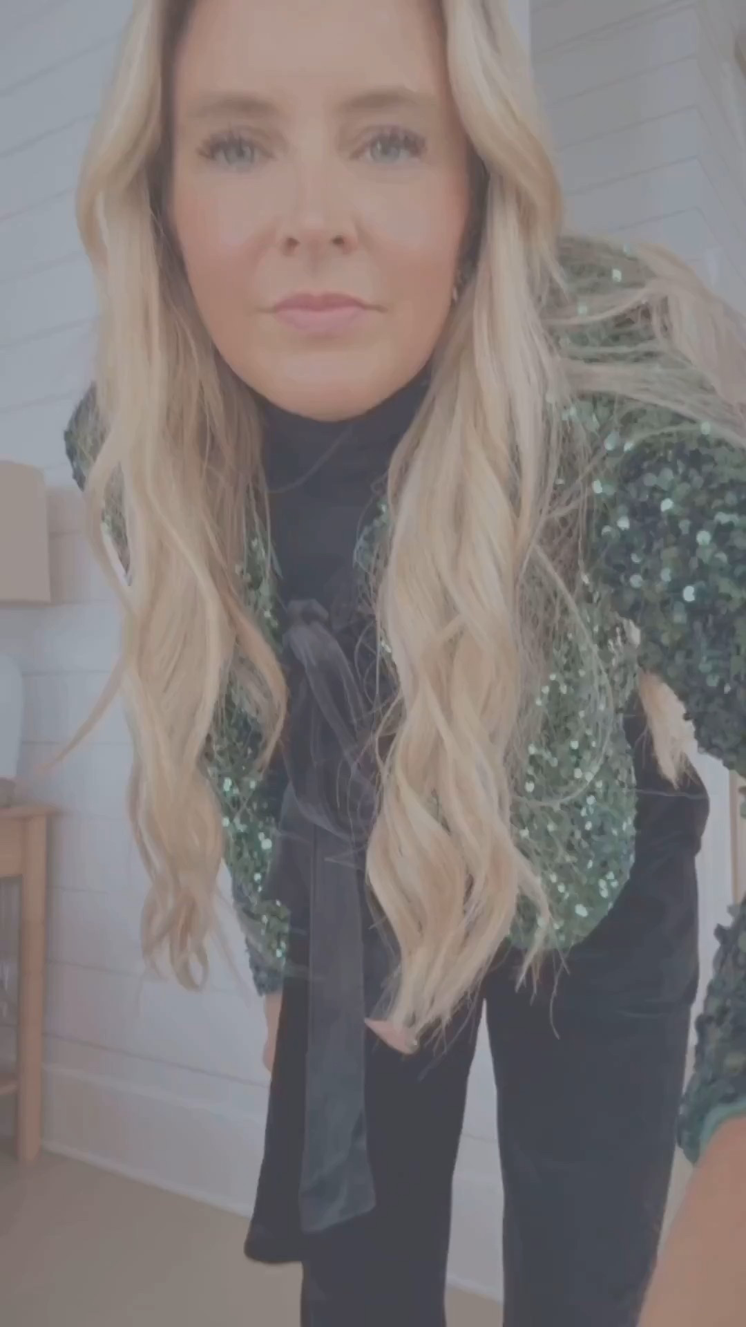 Obsessed with this sequin jacket from Avara!! Holiday season perfection!! Paired with velvet pants and the cutest bow heels! Wearing an XS in everything!! 

#LTKSeasonal #LTKHoliday #LTKootd