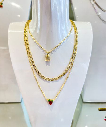 Kendra Scott necklace stack that is too cute!! Part of their new arrivals. 

#LTKStyleTip #LTKFindsUnder100 #LTKBeauty