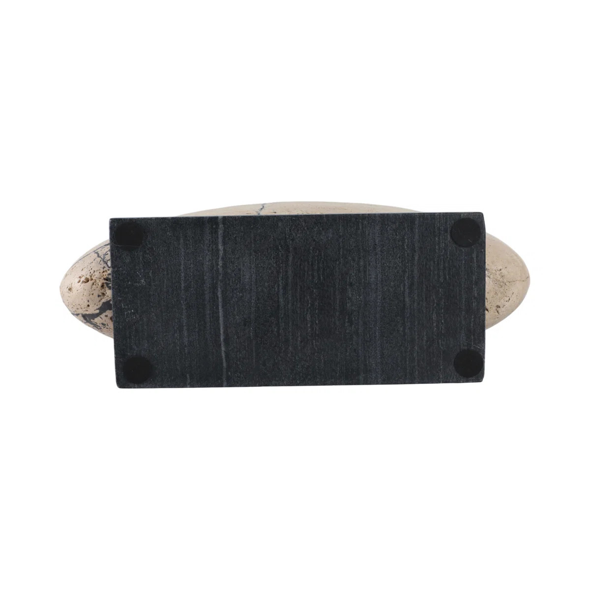 Decorative Bowl Stone and Travertine Modern Oval Finish for Home Office Bedroom or Living Room Di... | Wayfair North America