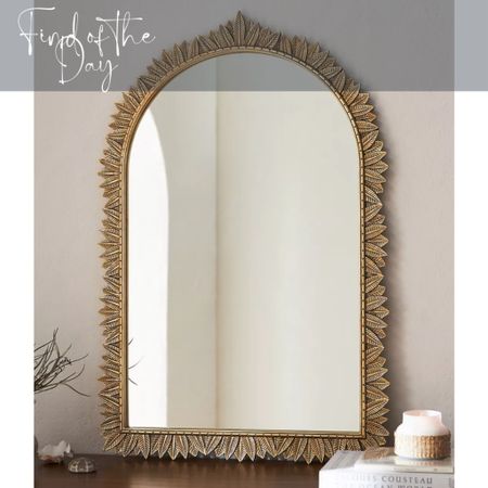 Looking for a creative wall mirror alternative? We love this arch leaf one! Finished in a sophisticated bronze, this wall mirror adds a luxurious feel to any home.

#LTKFind #LTKhome #LTKfamily