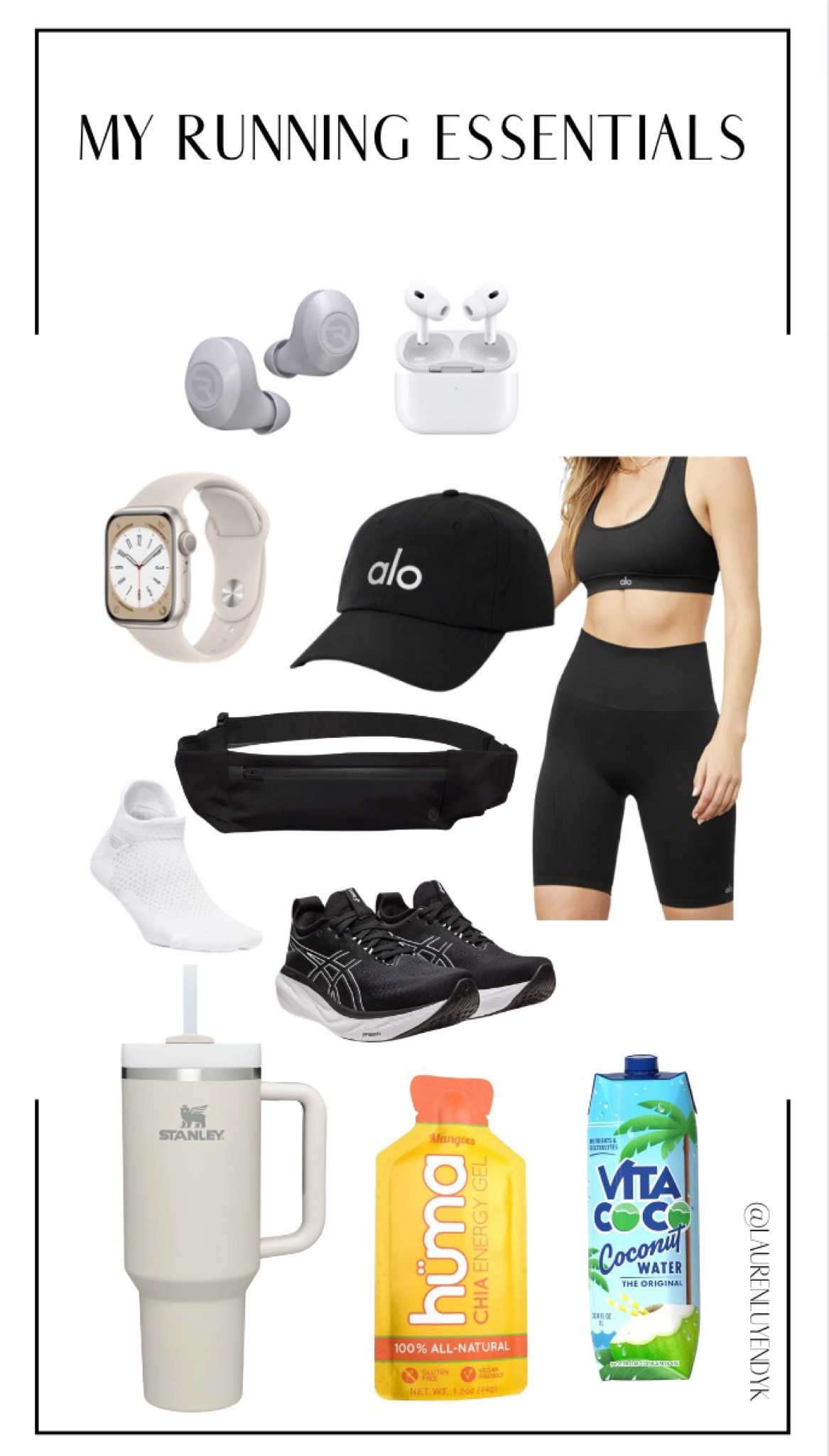 I’m training for a marathon & these have been my running essentials ✔️


Lululemon Running socks
Coconut water
Stanley cup
Alo workout biker shorts 
Alo workout bras
Alo Baseball caps 
Lululemon Running belt
Apple Watch
AirPods/raycons 

#LTKfit #LTKFind #LTKSeasonal