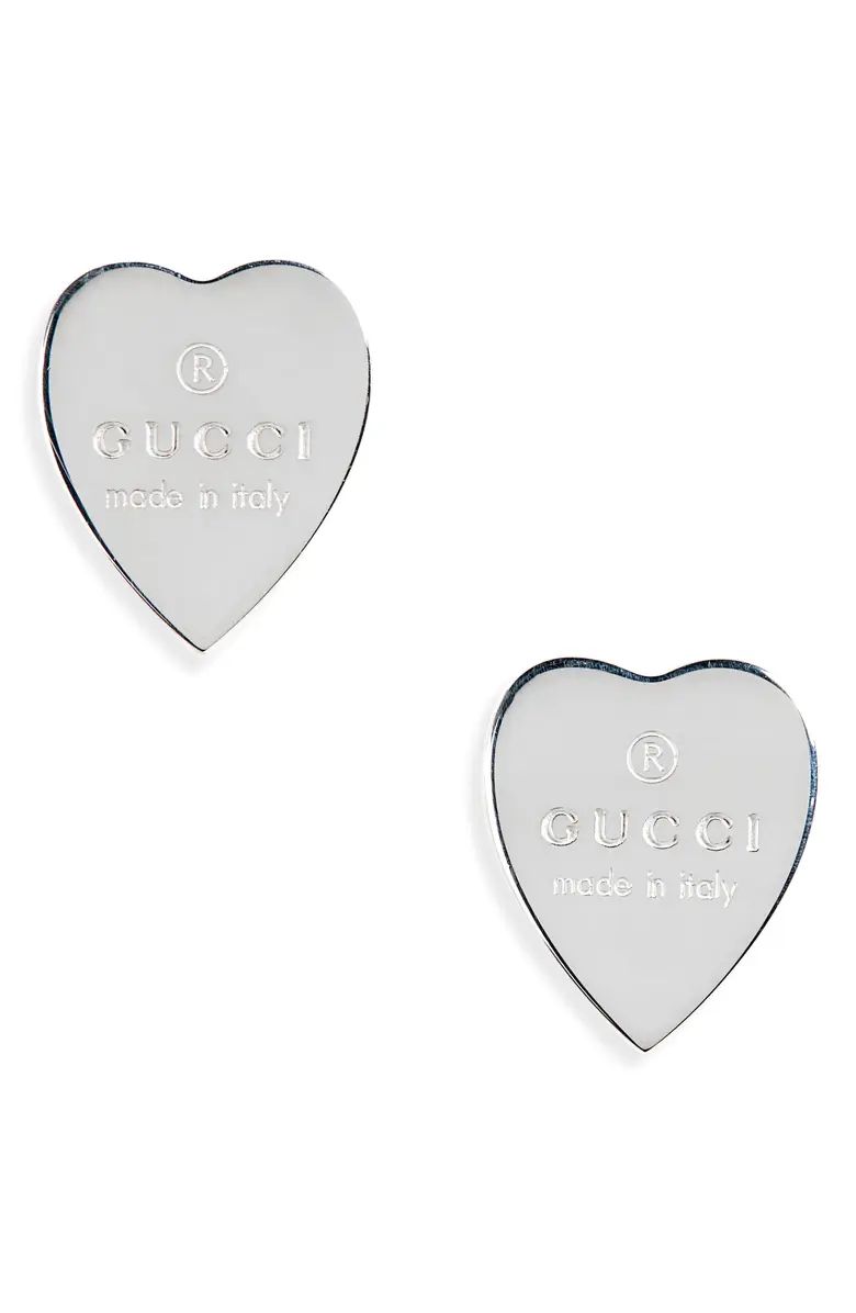 Gucci Trademark Heart Stud Earrings | Nordstrom | Nordstrom