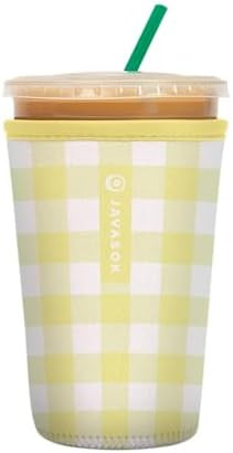 Sok It JavaSok Iced Coffee & Cold Soda Insulated Neoprene Cup Sleeve (Smooth Like Butter, Medium:... | Amazon (US)