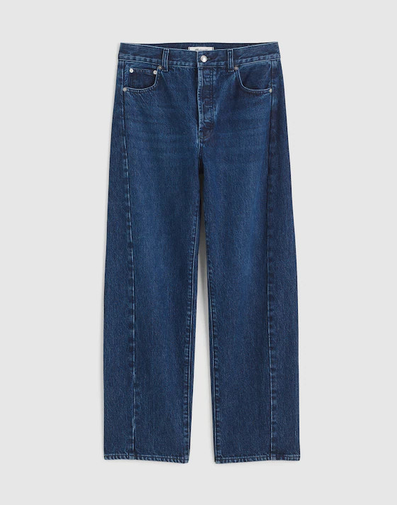 Pieced Barrel-Leg Jeans | Madewell