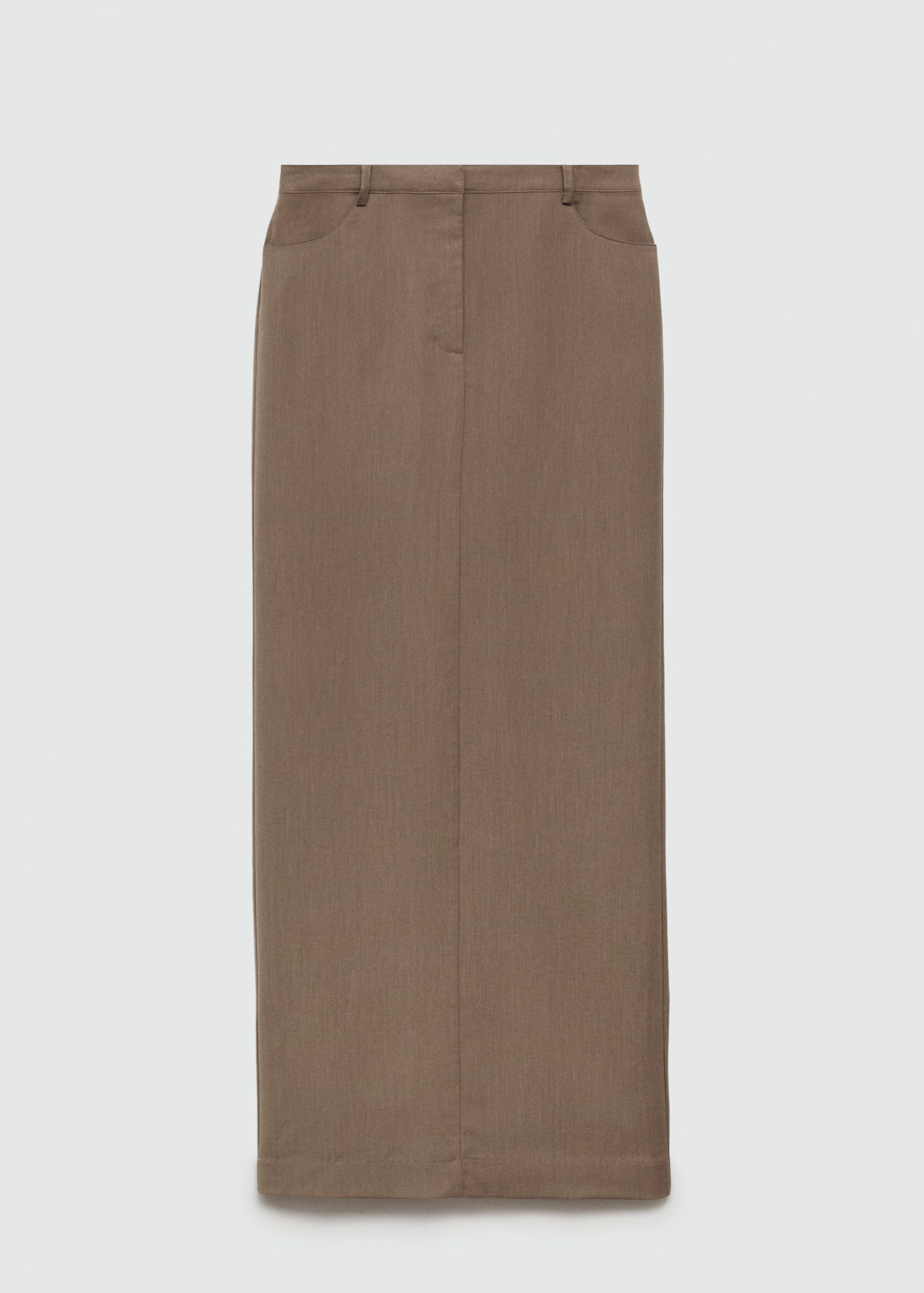 Slit long skirt - Woman | MANGO USA | MANGO (US)