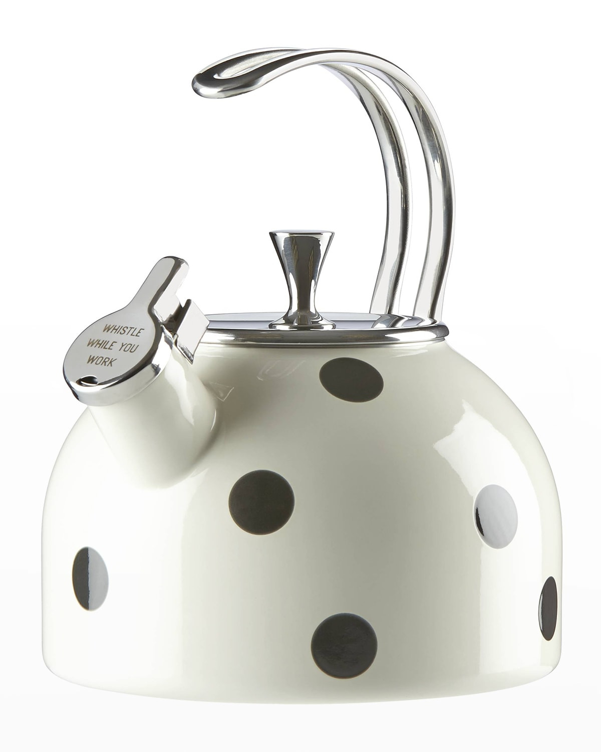 whistle while you work enamel teakettle | Horchow