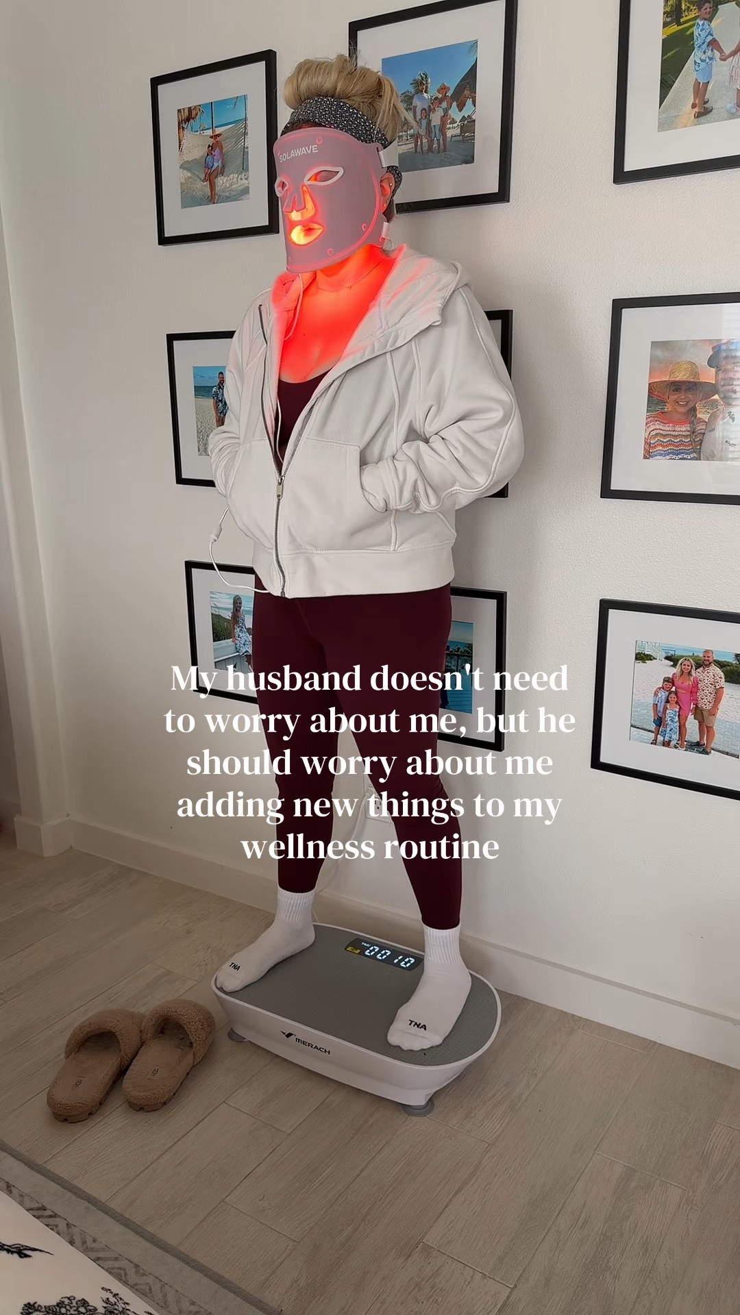 Led face mask bogo free!
Vibration plate 
Lululemon set 

#LTKselfcare #LTKActive #LTKmorningroutine