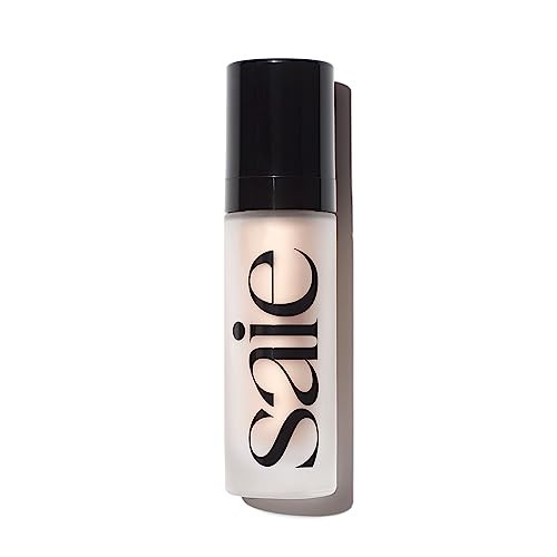 Saie Glowy Super Gel - Hydrating Makeup Primer and Illuminating Glow Serum Enriched with Vitamin C and Squalane Oil - All-Over Liquid Highlighter Makeup for Instant Glass Skin - Starglow (1 oz) | Amazon (US)