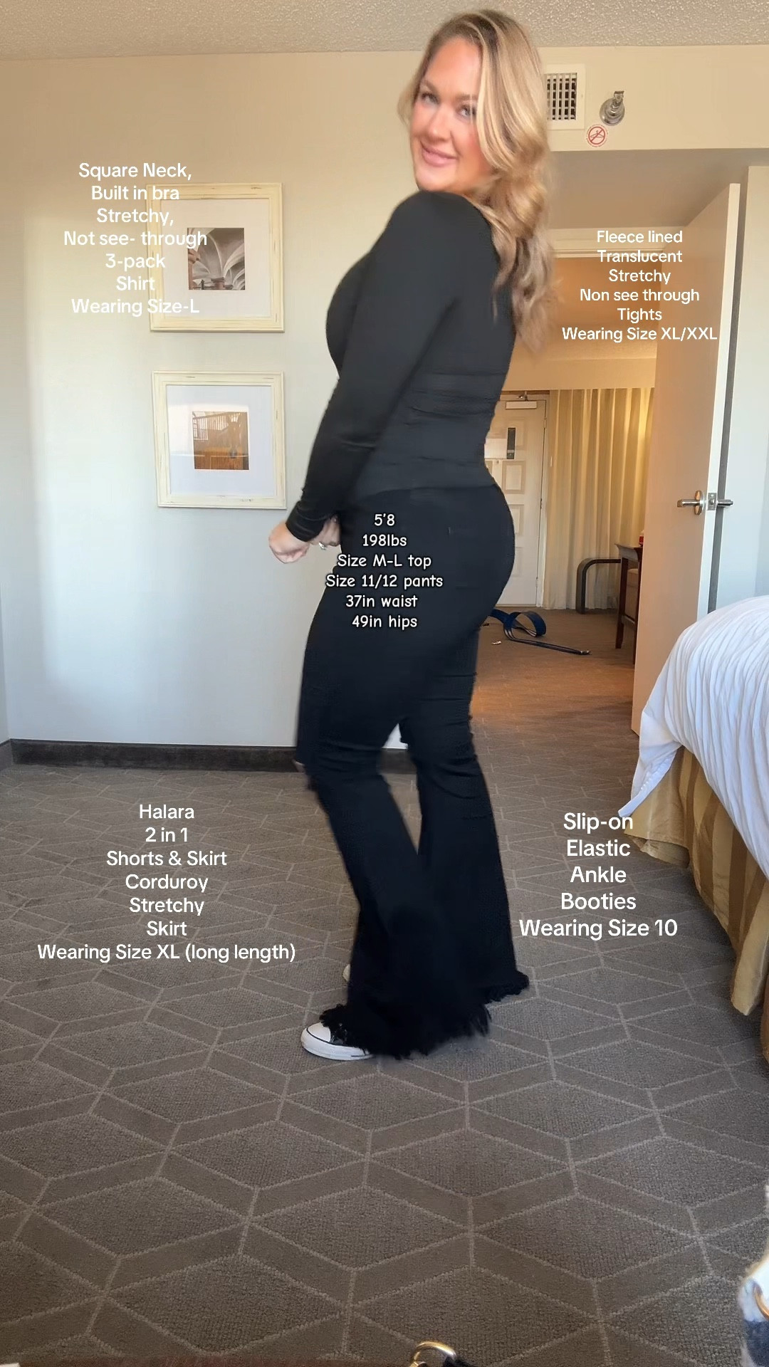 The entire fit (both) are stylish, trending and super comfy! Both are mom approved because the skirt in fact DOES have shorts underneath!!! All of these are staples in my wardrobe for fall/winter! STATS are posted on the video! 

#LTKHoliday #LTKMidsize #LTKStyleTip
