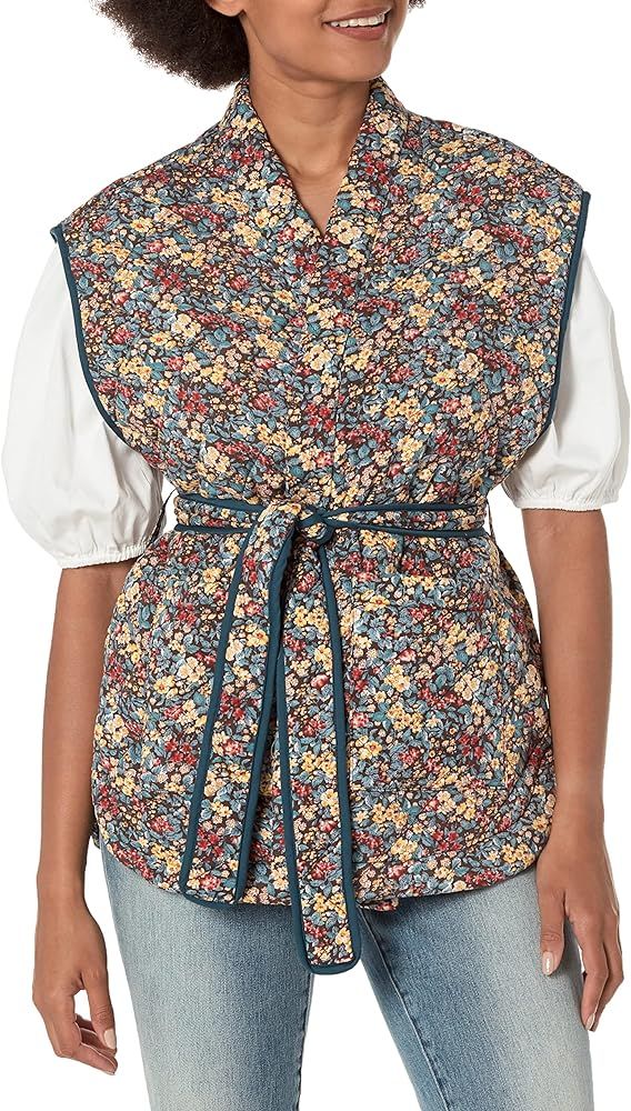 [BLANKNYC] Womens Floral Quilted VestVest | Amazon (US)