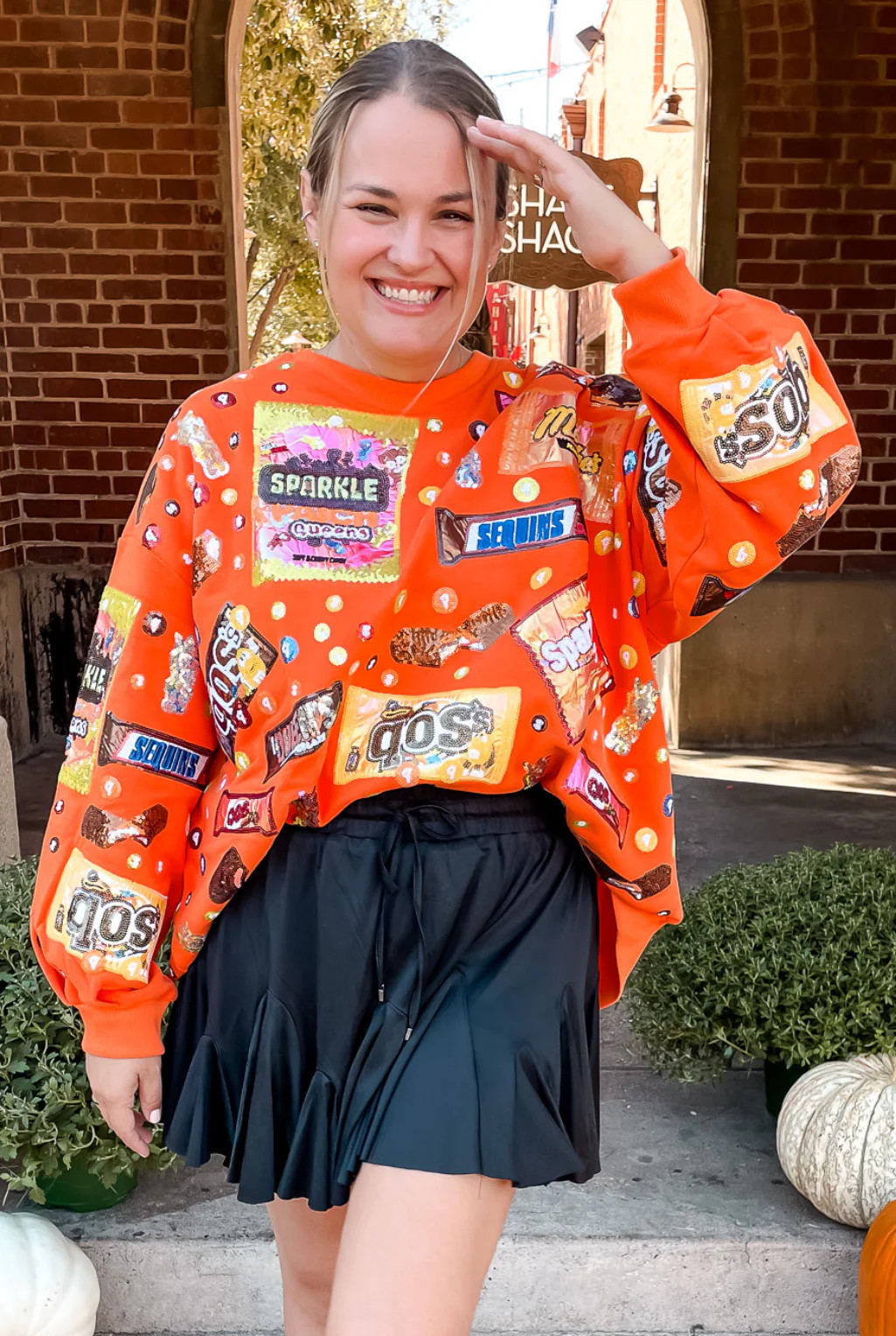 Queen Of Sparkles - Queen Of Candy Sweatshirt XLarge | Tucker Brown