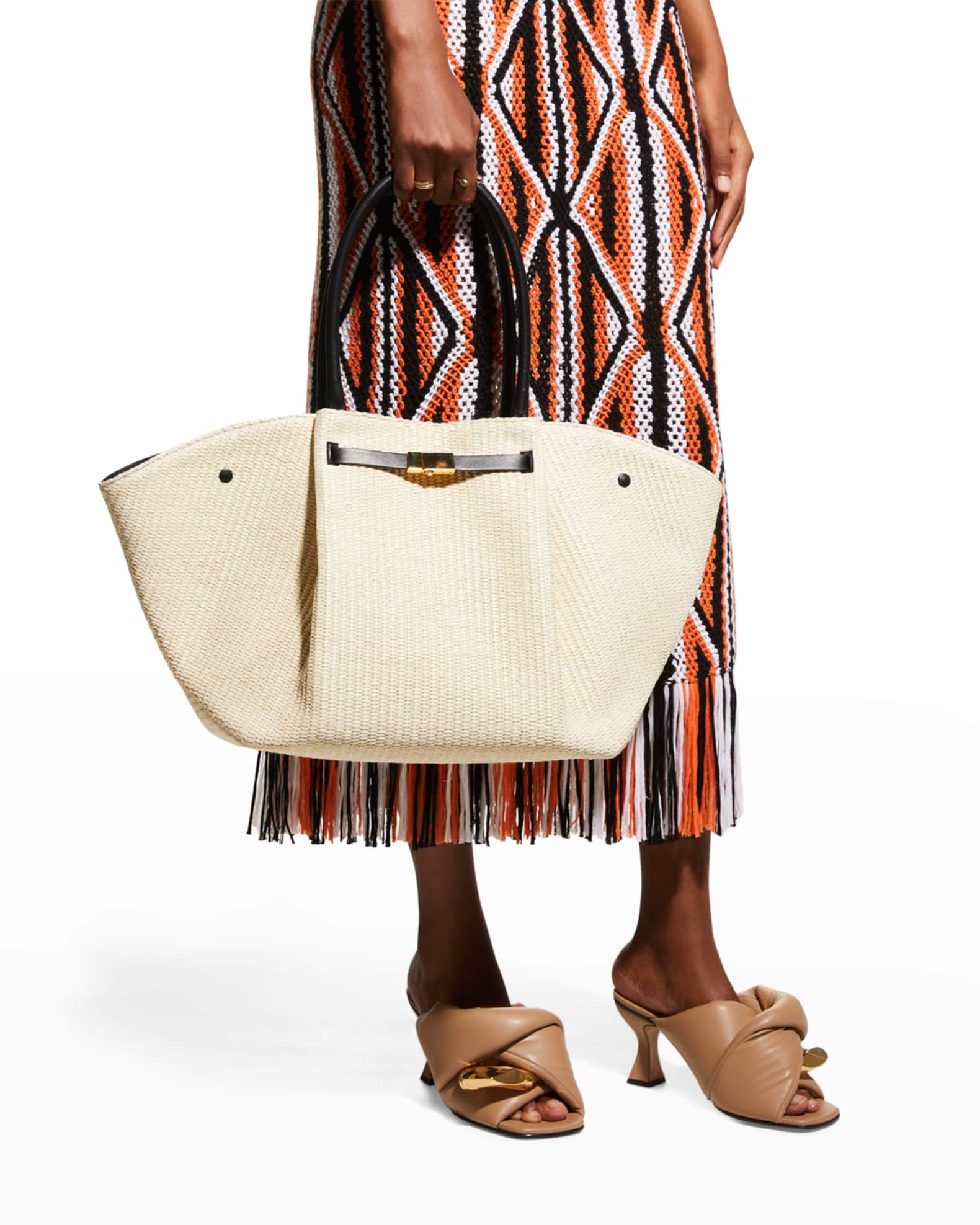 New York Calf Leather Tote Bag | Neiman Marcus