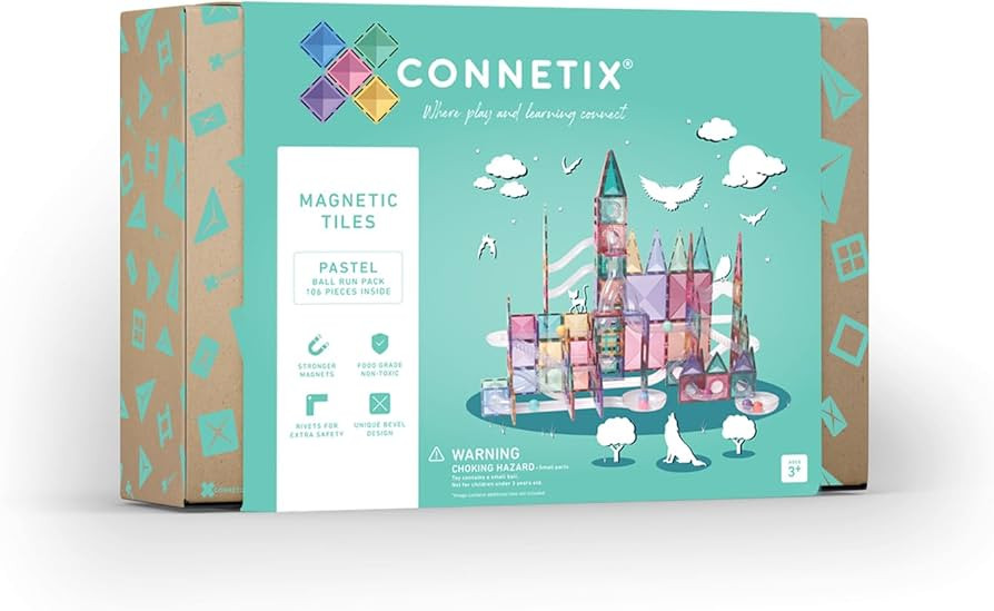 CONNETIX Pastel Ball Run Pack, 106 Pieces | Amazon (US)