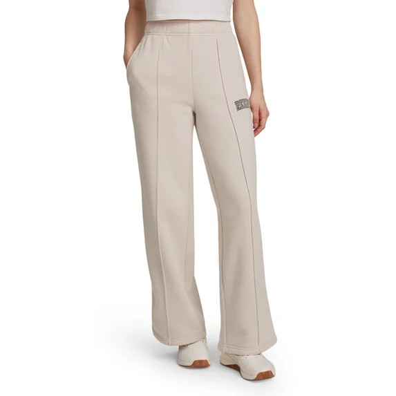 Reebok Women's Game Day Fleece Contrast Stitch Wide Leg Pant, Sizes XS-4X | Walmart (US)