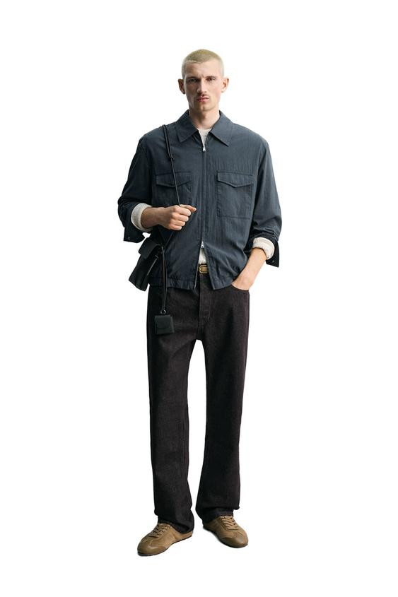 FLUID REGULAR FIT OVERSHIRT | Zara US