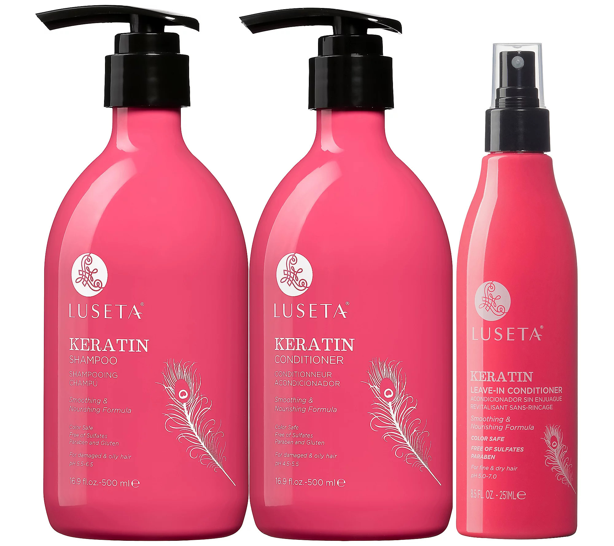 Luseta Keratin Shampoo & Conditioner Set | QVC