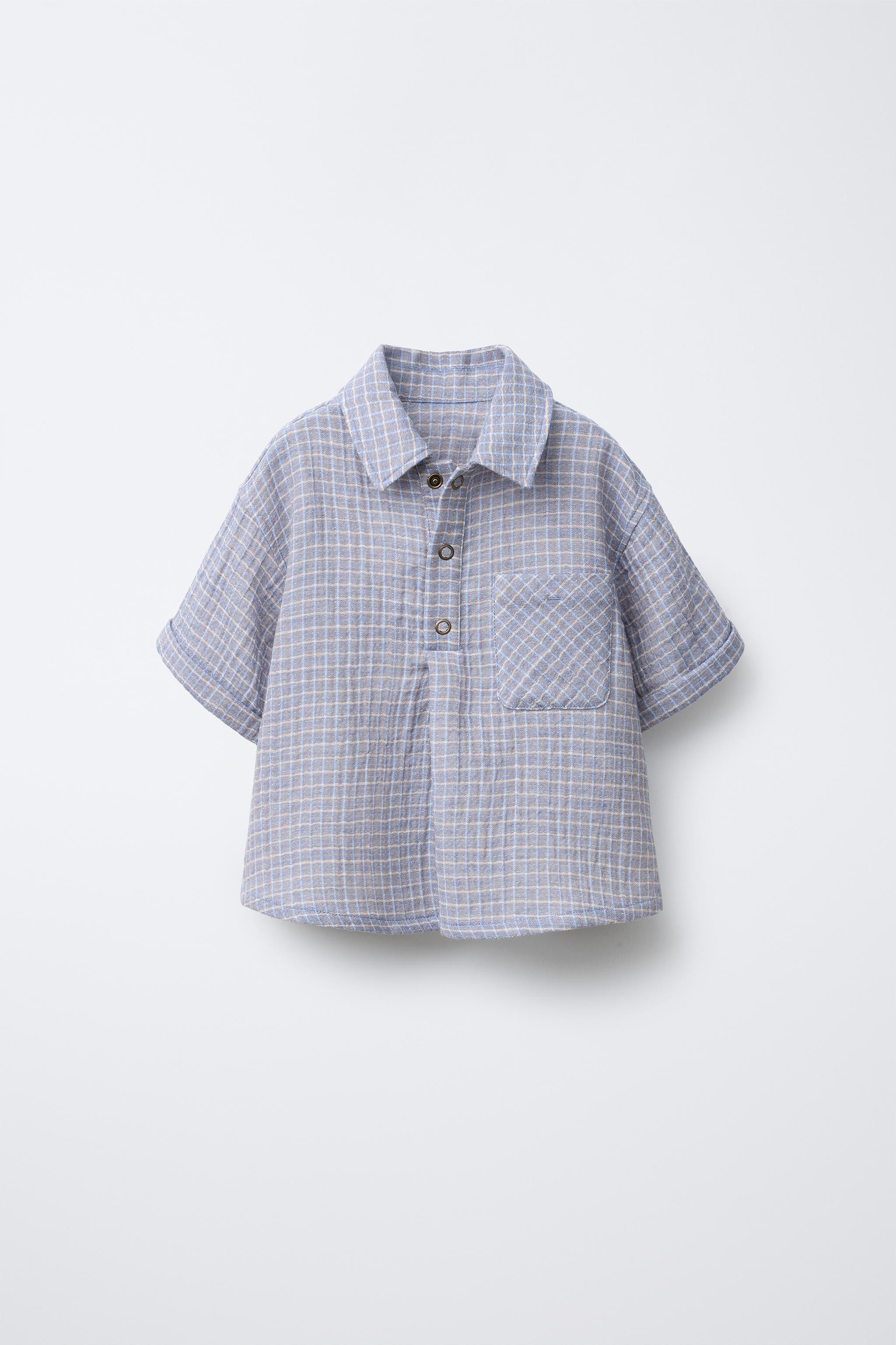 PLAID PRINT SHIRT | Zara US