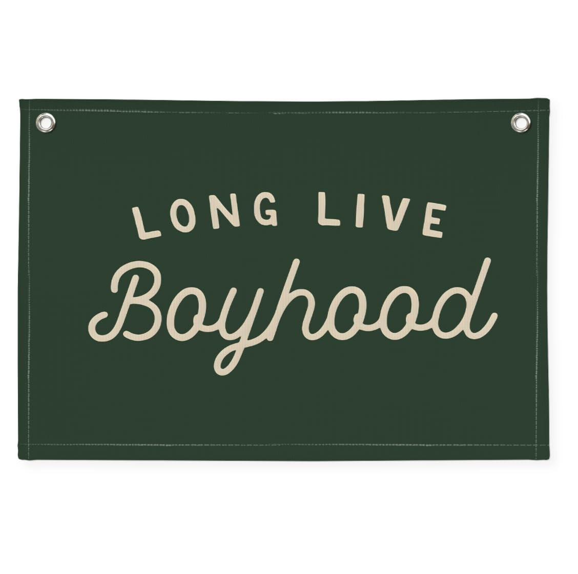 Olive Green Long Live Boyhood Banner Boy Room Decor,Nursery Playroom Wall Decor for Bedroom Livin... | Amazon (US)