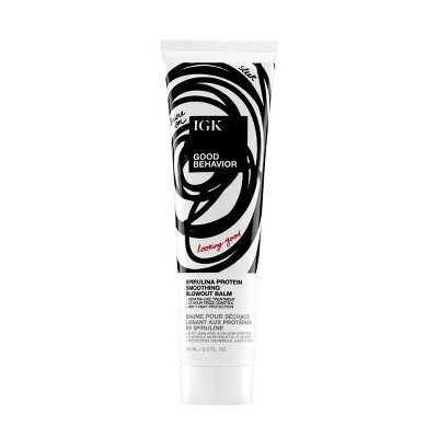 IGK Good Behavior Spirulina Protein Smoothing Blowout Balm - 5 fl oz - Ulta Beauty: Frizzy Hair, Heat Protector Cream | Target