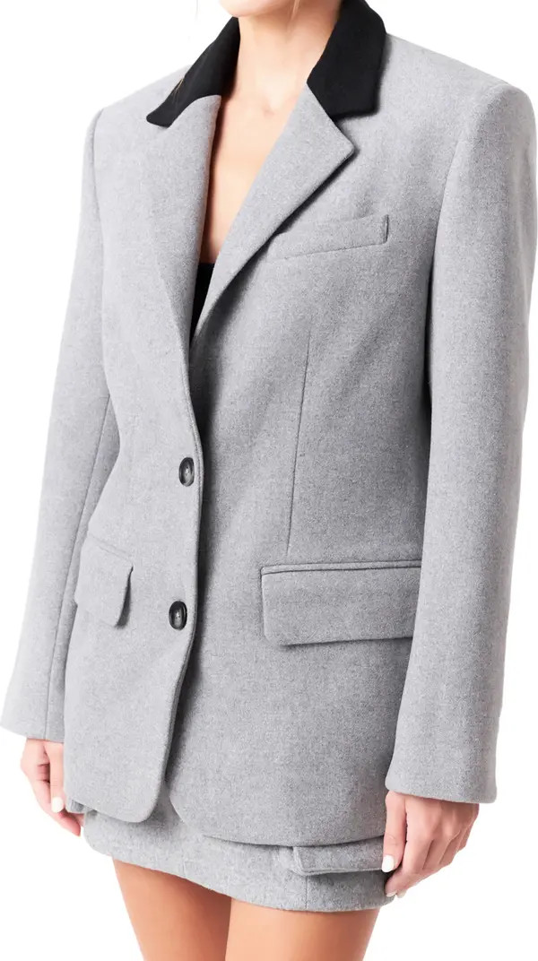 Oversize Wool Blend Blazer | Nordstrom