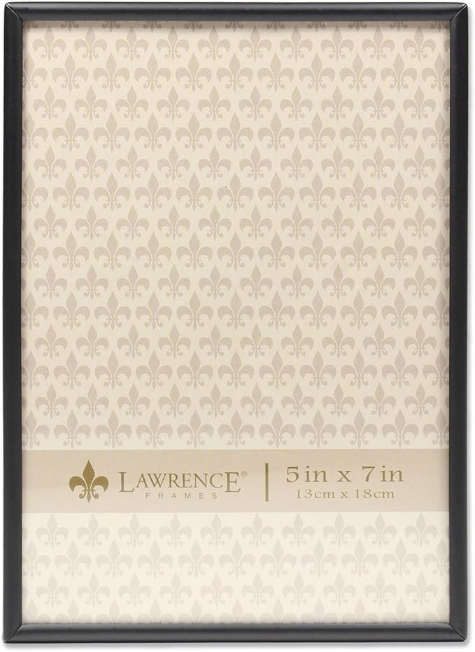 Lawrence Frames 5x7 Simply Black Picture Frame | Amazon (US)
