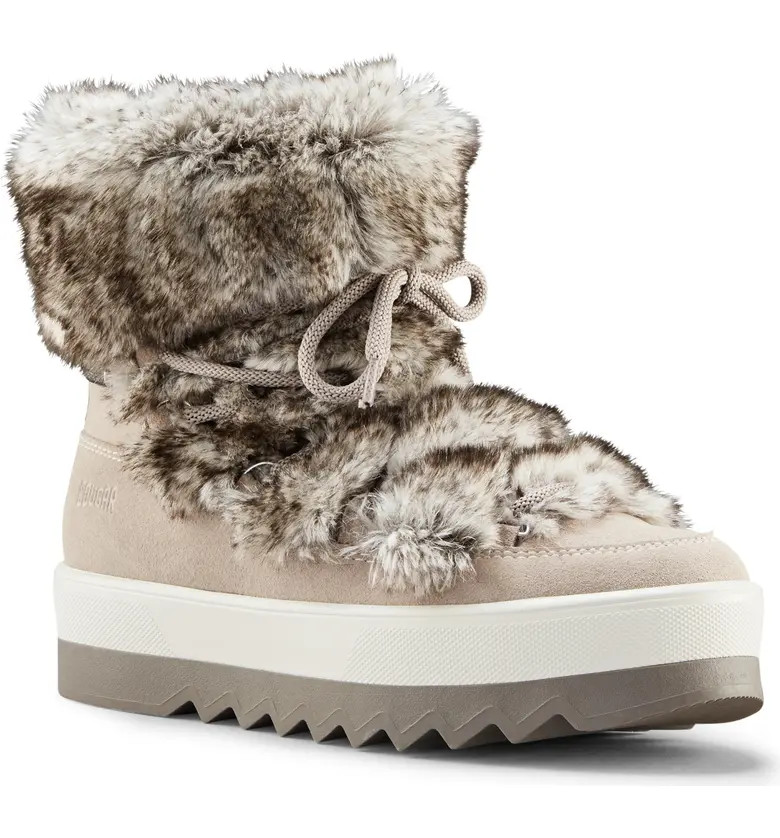 Cougar Vanity Faux Fur Trim Waterproof Bootie | Nordstrom | Nordstrom