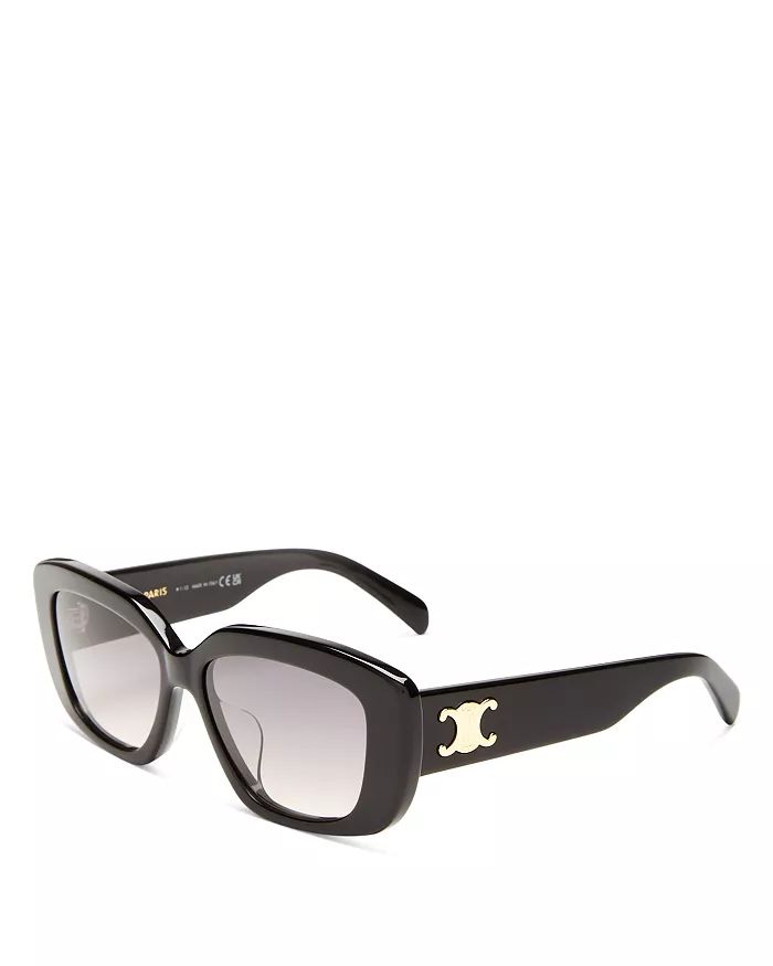 Triomphe Rectangular Sunglasses, 55mm | Bloomingdale's (US)