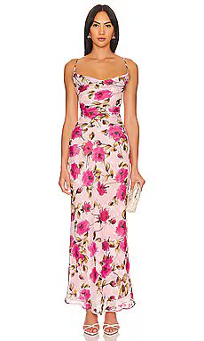 Haylo Maxi Dress in Pink Multi | Revolve Clothing (Global)