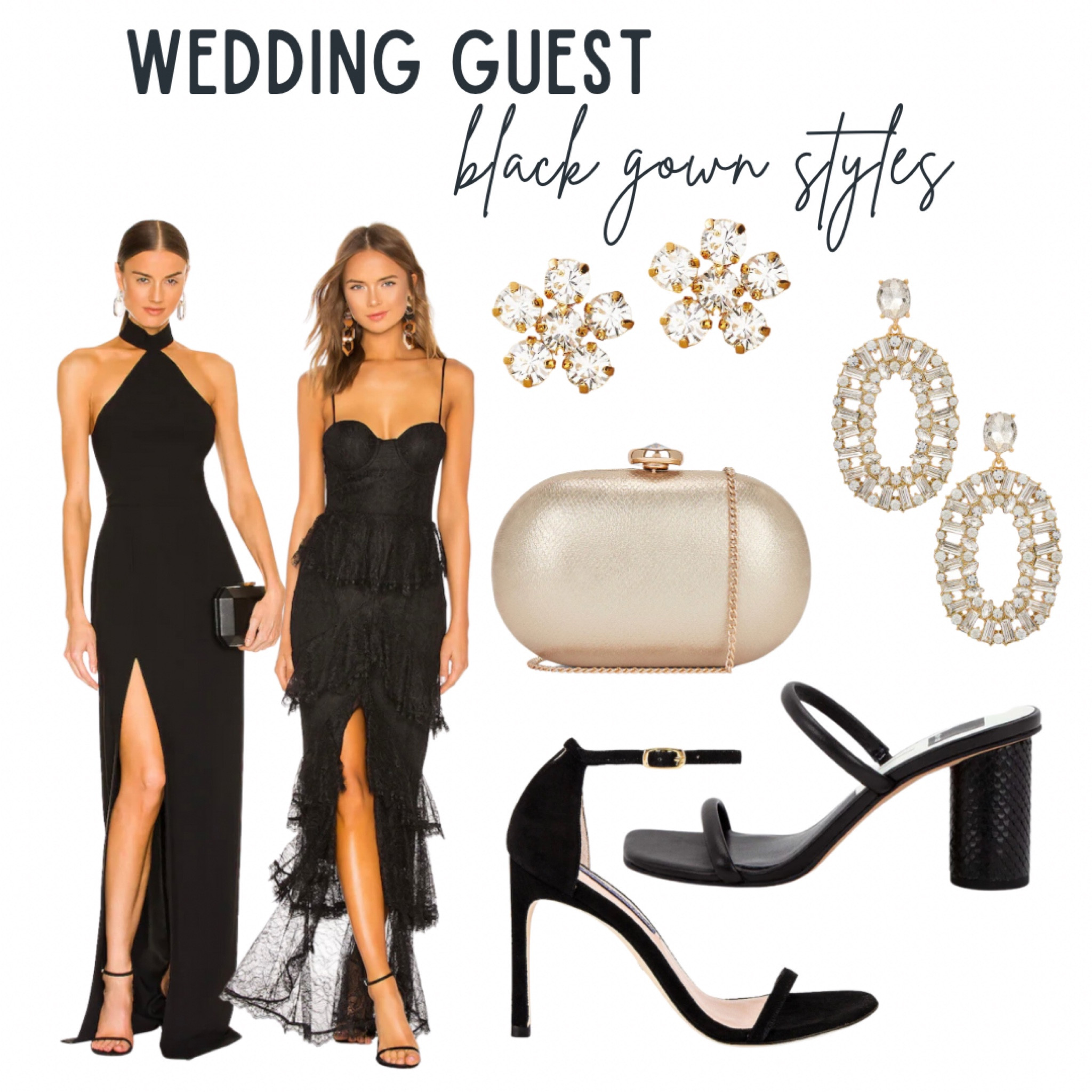 Black dresses for the wedding guest 

black gown, wedding guest dress, black wedding guest dress, formal wedding guest dress, black tie wedding guest dress, wedding shoes, wedding accessories

#LTKstyletip #LTKwedding #LTKshoecrush