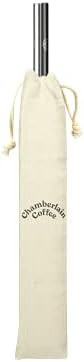 Chamberlain Coffee Stainless Steel Straw Set | Amazon (US)