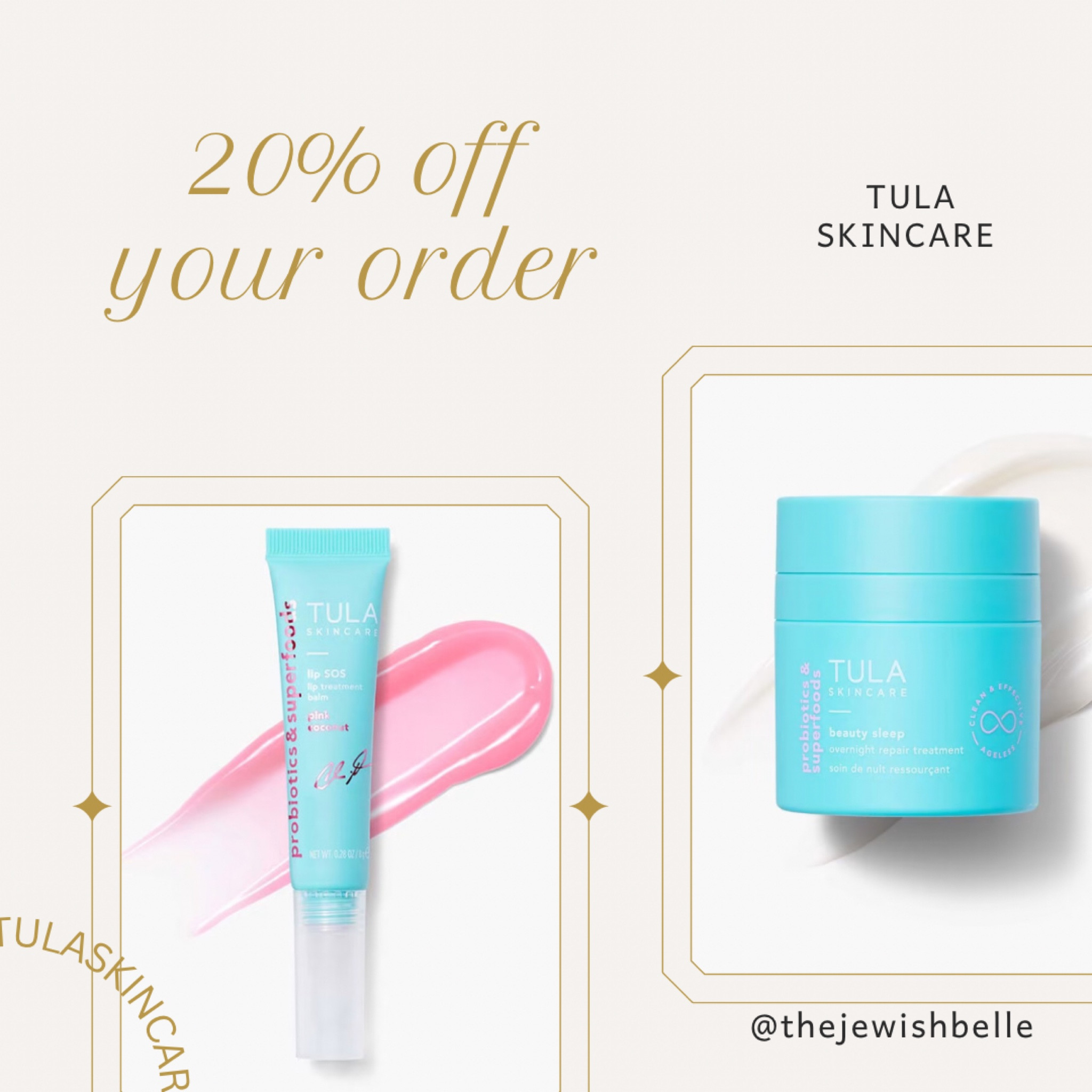 Enjoy 20% off your order (discount will be automatically applied at checkout)

My favorites is the overnight repair cream and deep exfoliating scrub  

#LTKFind #LTKsalealert #LTKSale