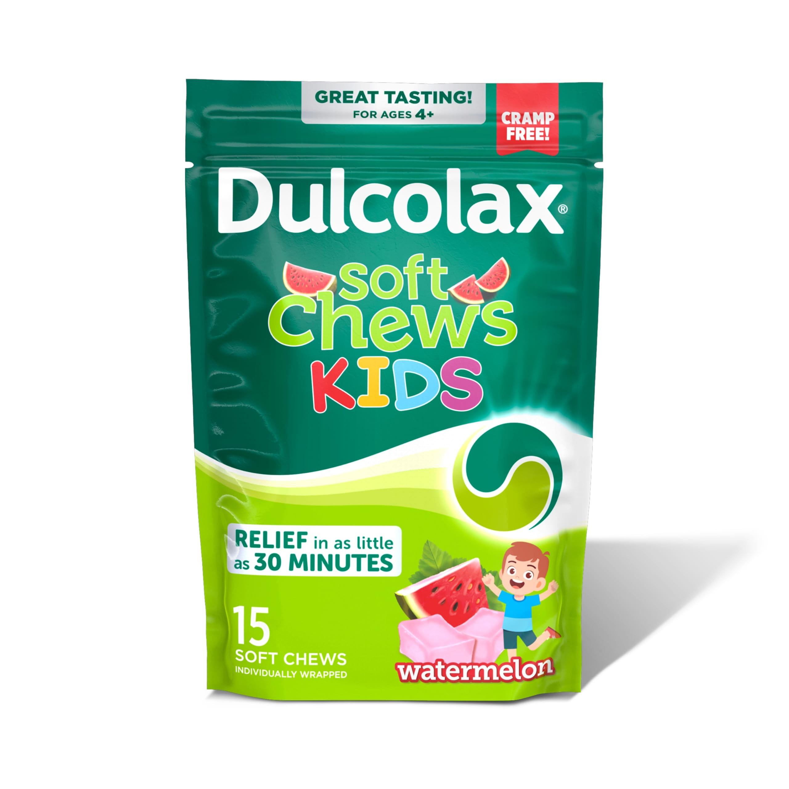 Dulcolax Kids Saline Laxative Soft Chews, Stimulant-Free Laxatives, Gentle Constipation Relief fo... | Amazon (US)