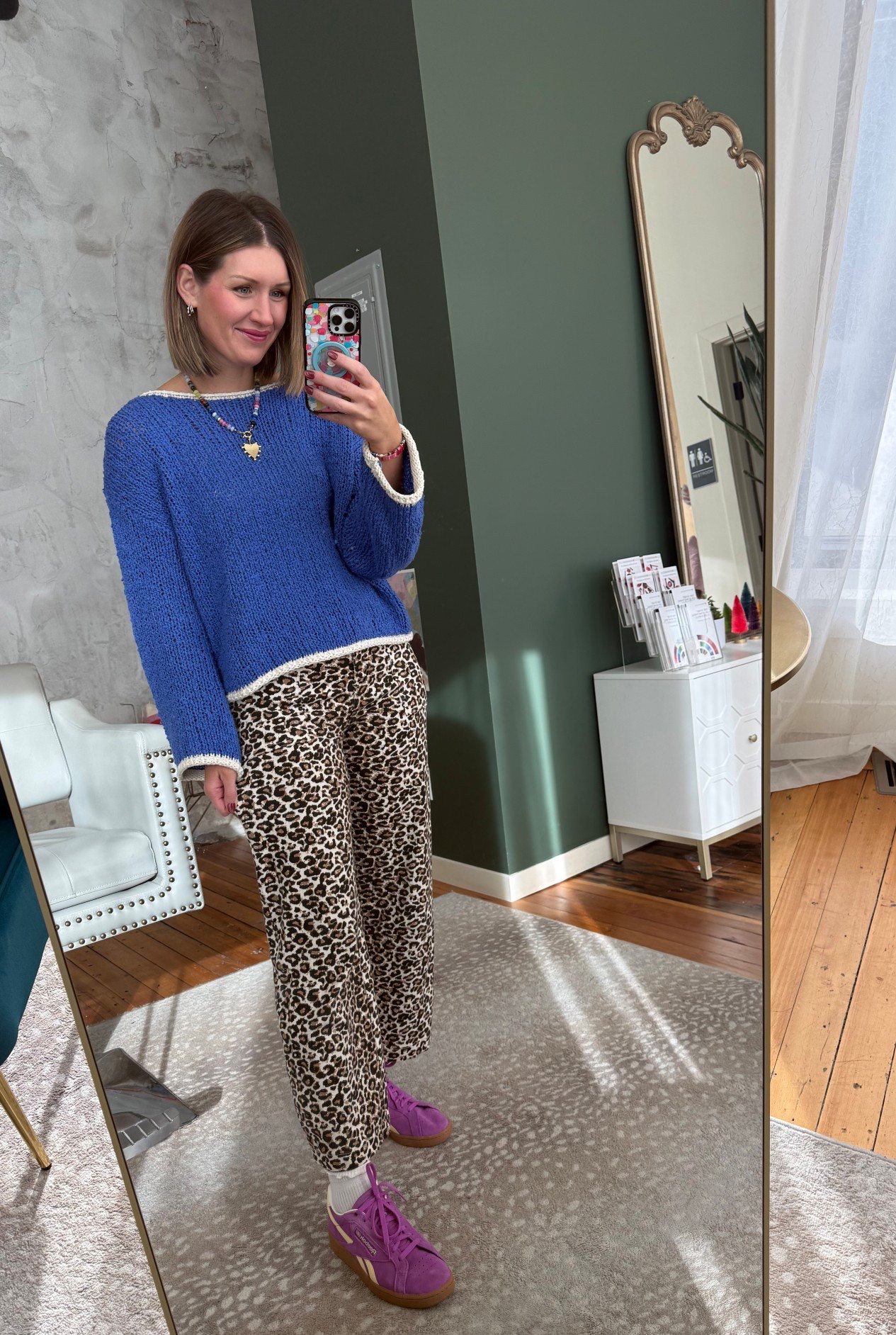 The cutest heliotrope sweater for Summers & Autumns 🤩 Wearing a size medium. Code my code: HOCKeisha to save 10% at checkout  