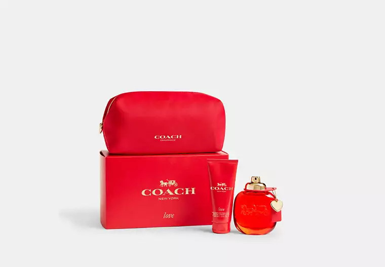 Love Eau De Parfum 3 Piece Pouch Set | Coach (US)