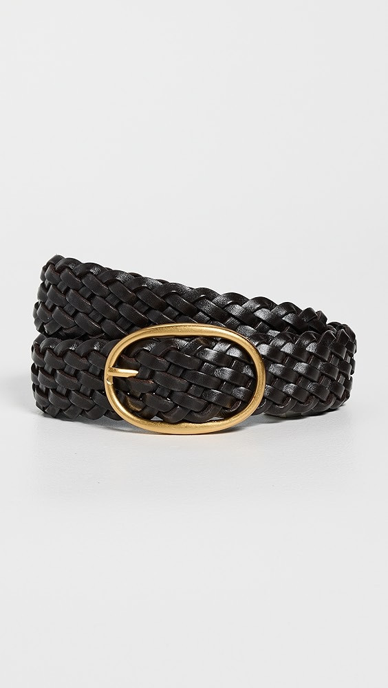 Woven Oval Buckle Belt | Shopbop