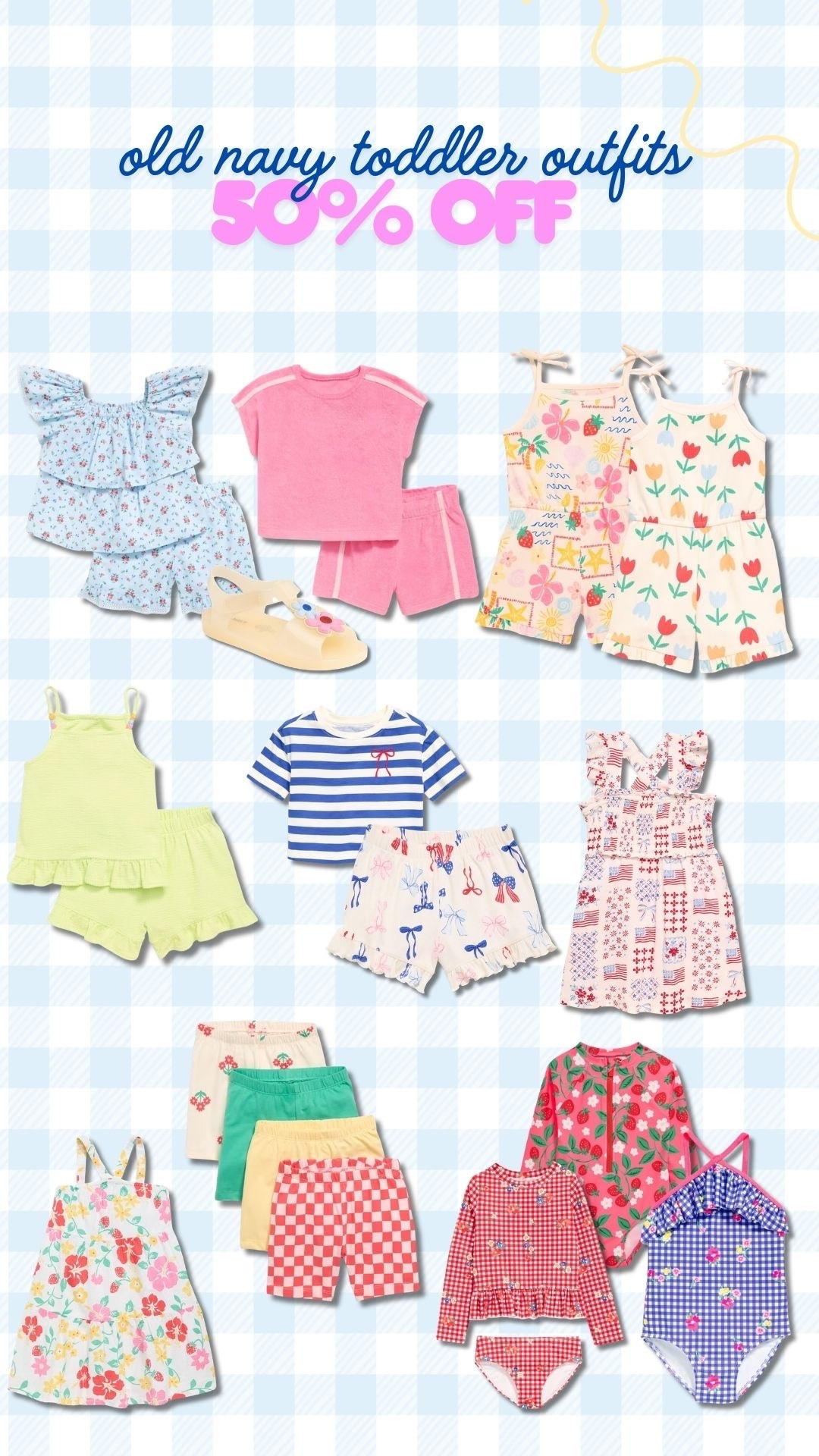 Old Navy Toddler Girl outfits 50% off!