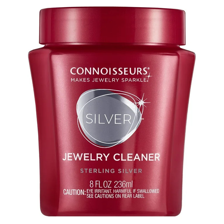 Connoisseurs Silver Jewelry Cleaner, Liquid Dip Jewelry Cleaner in Red Jar - Walmart.com | Walmart (US)
