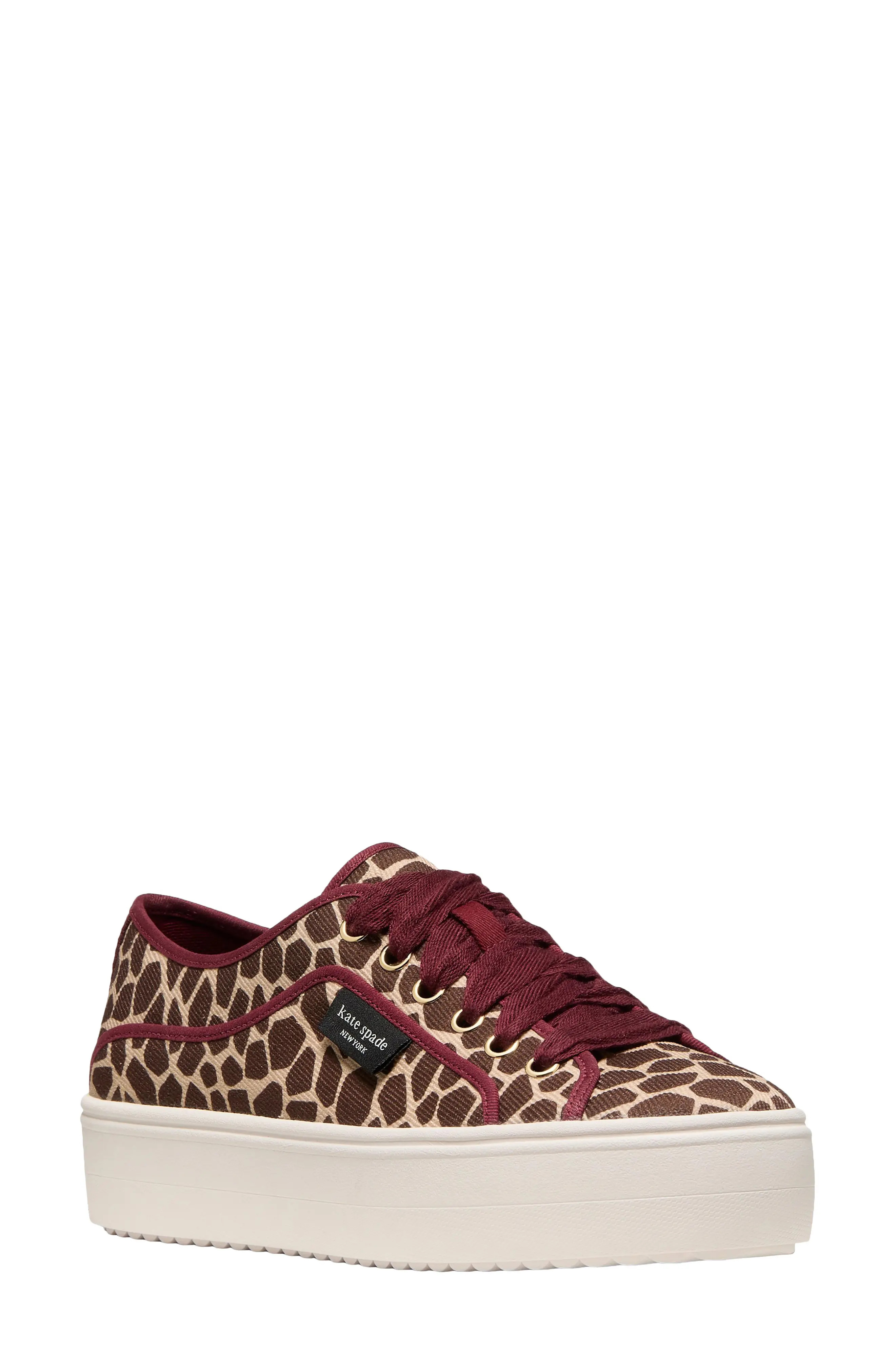 Kate Spade New York sam crystal embellished platform sneaker (Women) | Nordstrom | Nordstrom
