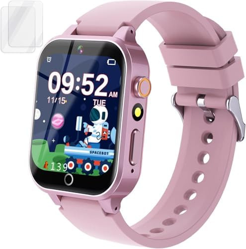 Kids Smart Watch Gift for Girls Age 5-12, 26 Games HD Touch Screen Watches with Video Camera Musi... | Amazon (US)