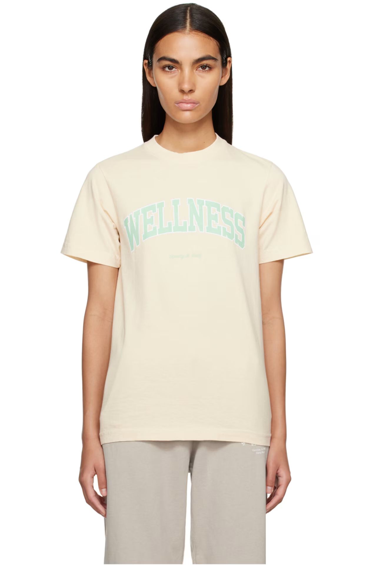 Beige 'Wellness' Ivy T-Shirt | SSENSE